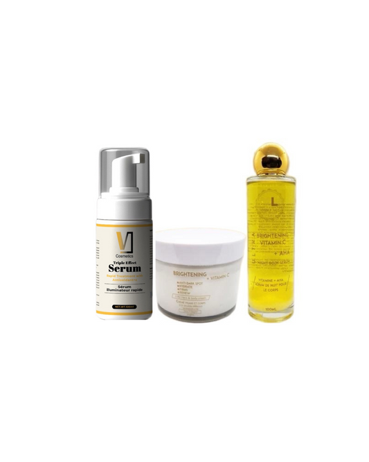 VL Vitamin C + AHA Brightening with triple effect serum set