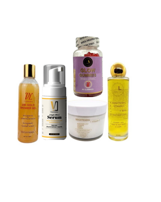 VL vitamin C + AHA Brightening ++ with triple effect serum set