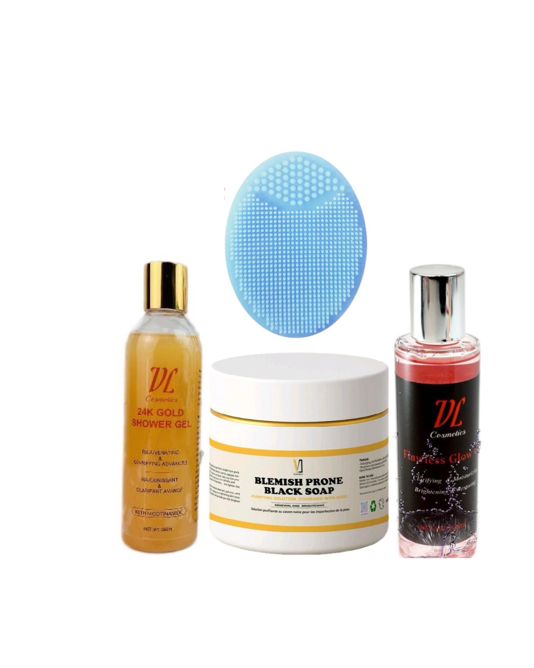 VL DEEP HYDRATION, EXFOLIATING & BRIGHTENING SET