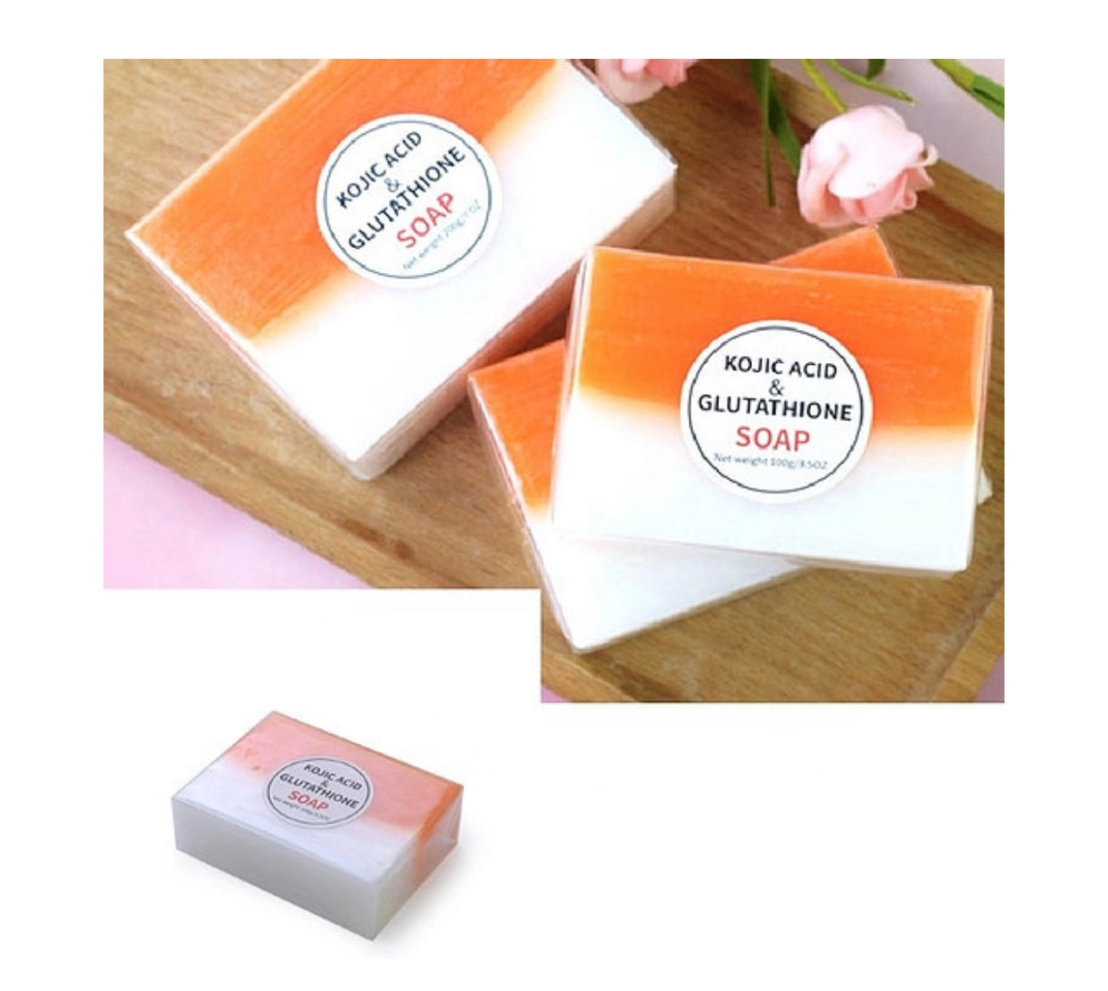 Kojic & Glutathione Brightening Soap 200g