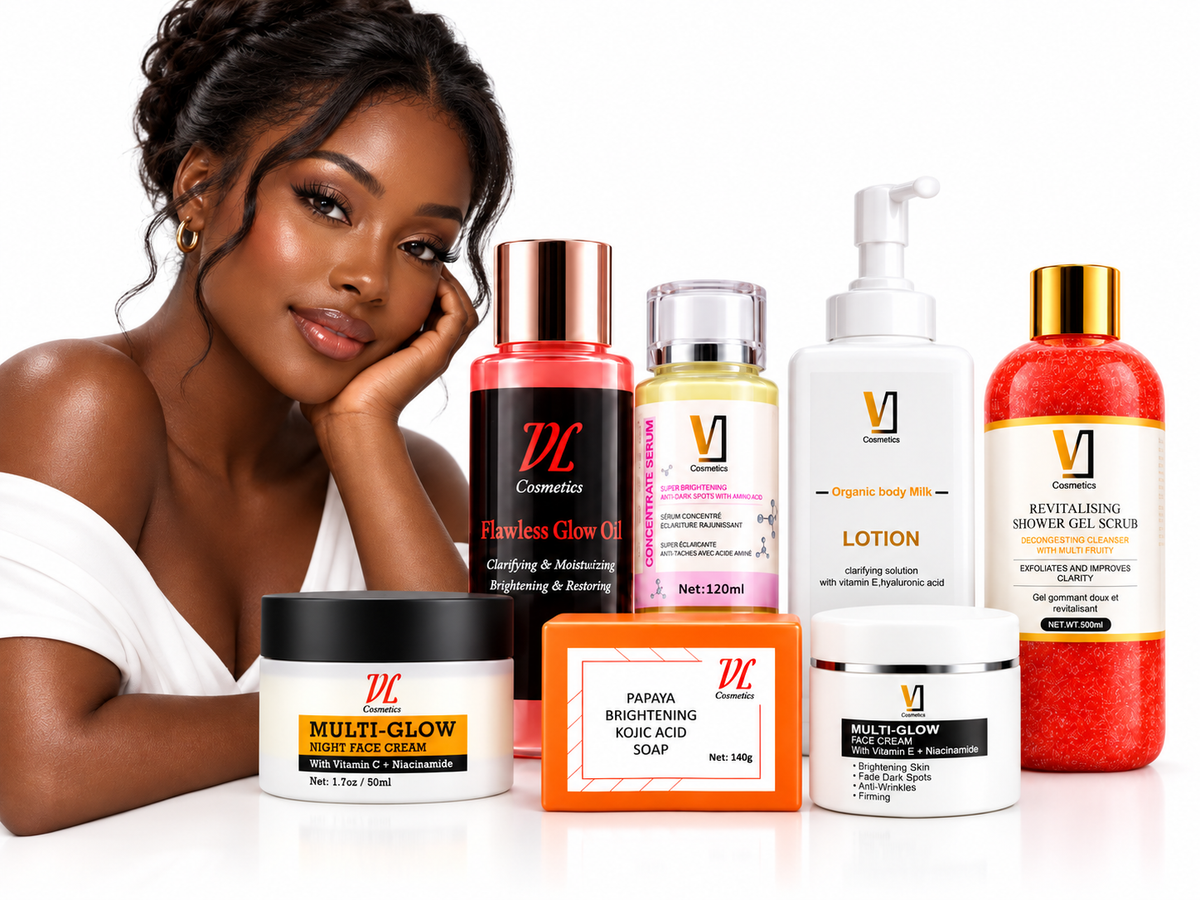 VL Ultimate Multi-Glow Radiance dark brown skin Collection