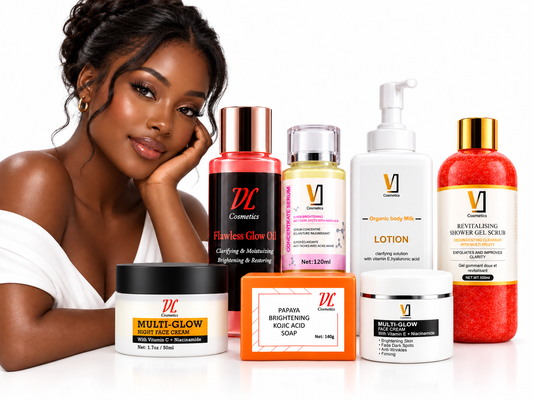 VL Ultimate Multi-Glow Radiance dark brown skin Collection