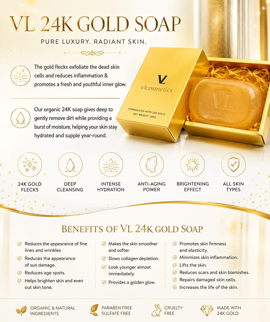 VL 24K Gold Soap