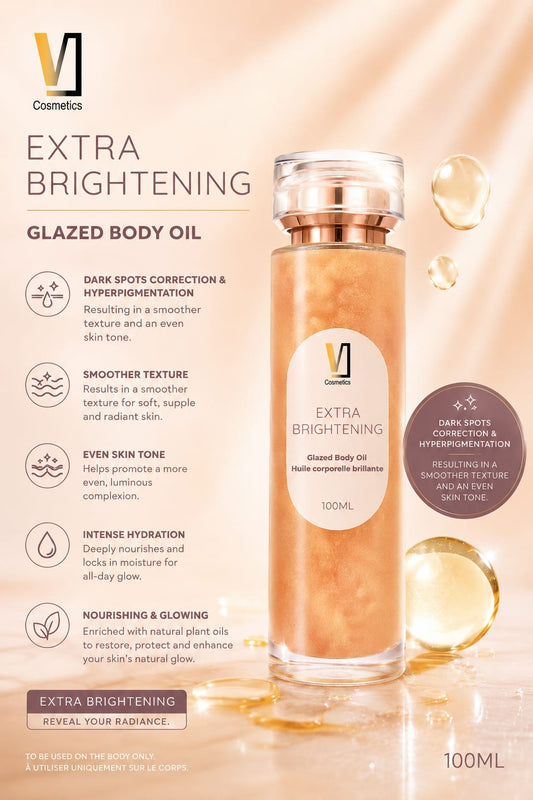 VL Glazed Body oil. EXTRA BRIGHTENING